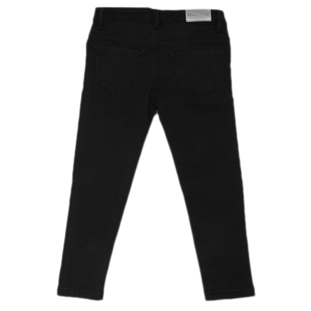 Girls Denim Pant - Black, Girls Pants & Capri, Chase Value, Chase Value