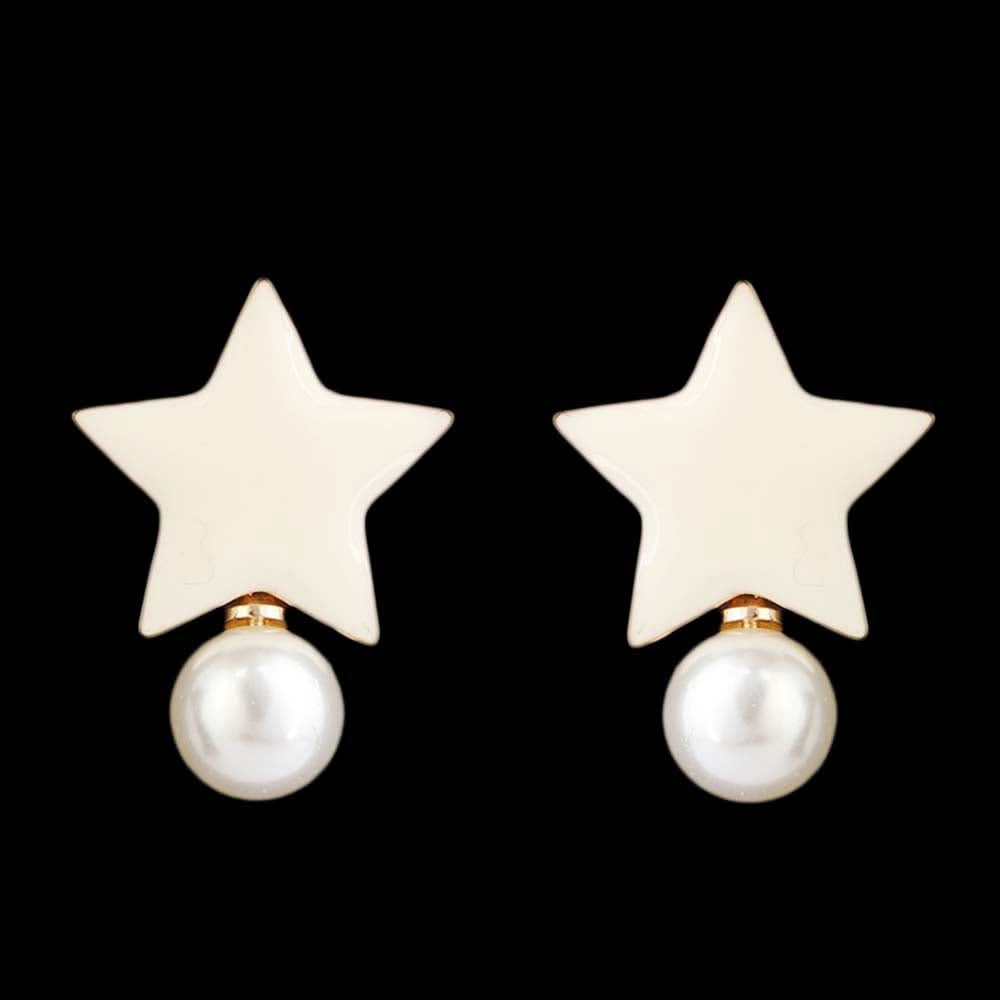 Women's Earring - Off White, Women, Earrings & Tops, Chase Value, Chase Value