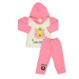 Newborn Girls Polar Full Sleeves Suit 8894 - Pink, Kids, New Born Girls Sets And Suits, Chase Value, Chase Value