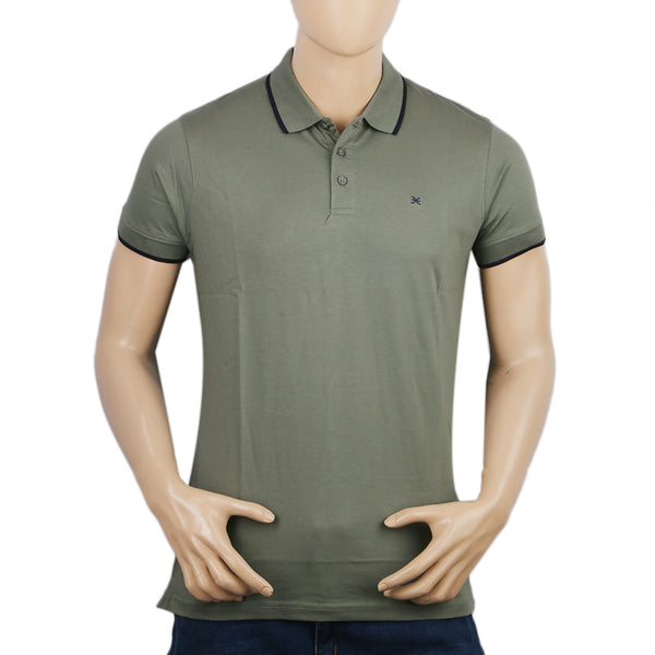 Eminent Men's Half Sleeves Polo T-Shirt - Dusty Olive, Men, T-Shirts And Polos, Eminent, Chase Value
