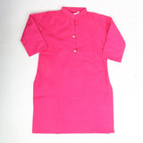 Girls Plain Khaddar Kurti - Pink, Kids, Girls Kurti, Chase Value, Chase Value
