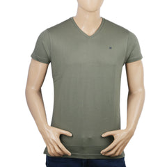 Eminent Men's Half Sleeves T-Shirt - Dusty Olive, Men, T-Shirts And Polos, Eminent, Chase Value