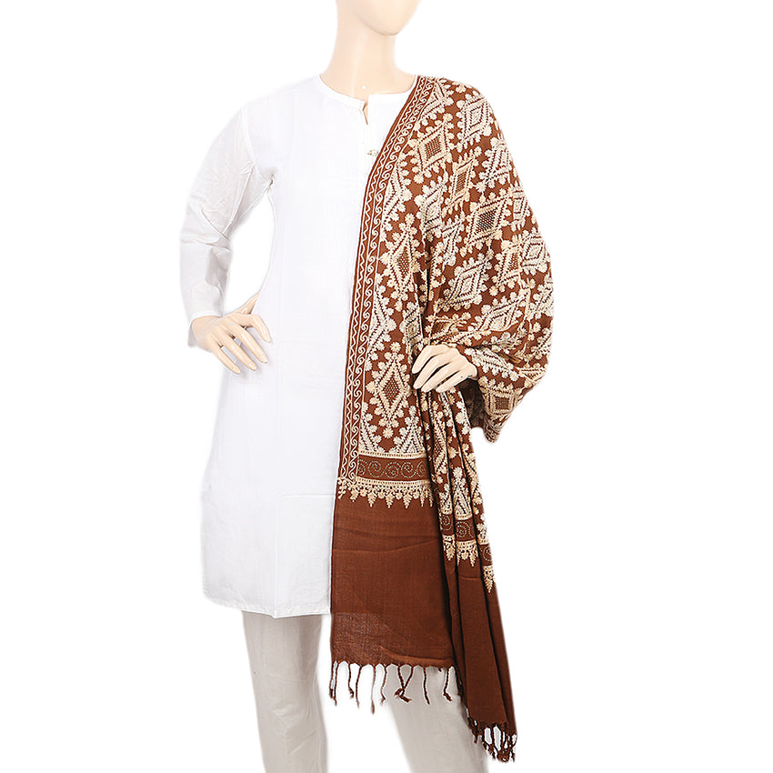 Women's Shawl - Brown, Women, Shawls And Scarves, Chase Value, Chase Value