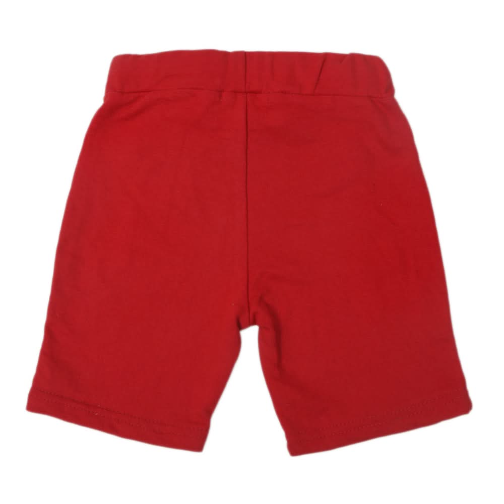 Boys Ear Shorts - Red, Kids, Boys Shorts, Chase Value, Chase Value