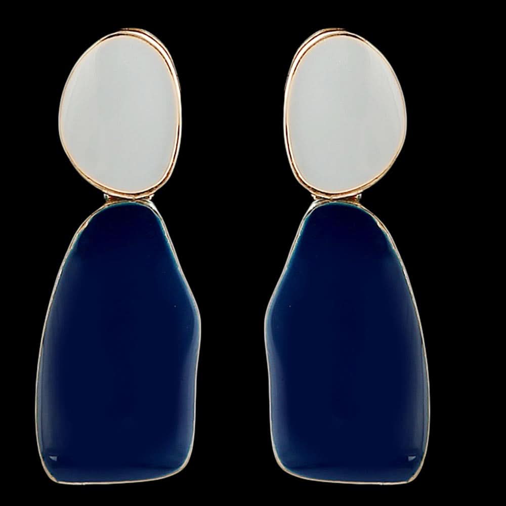 Women's Ear Tops - Navy Blue, Women, Earrings & Tops, Chase Value, Chase Value