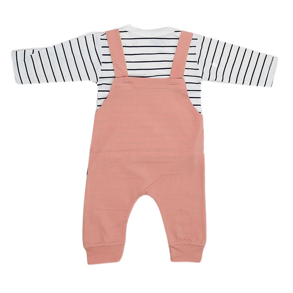 Newborn Boys Full Sleeves Romper 44016 - Peach, Kids, New Born Boys Rompers, Chase Value, Chase Value