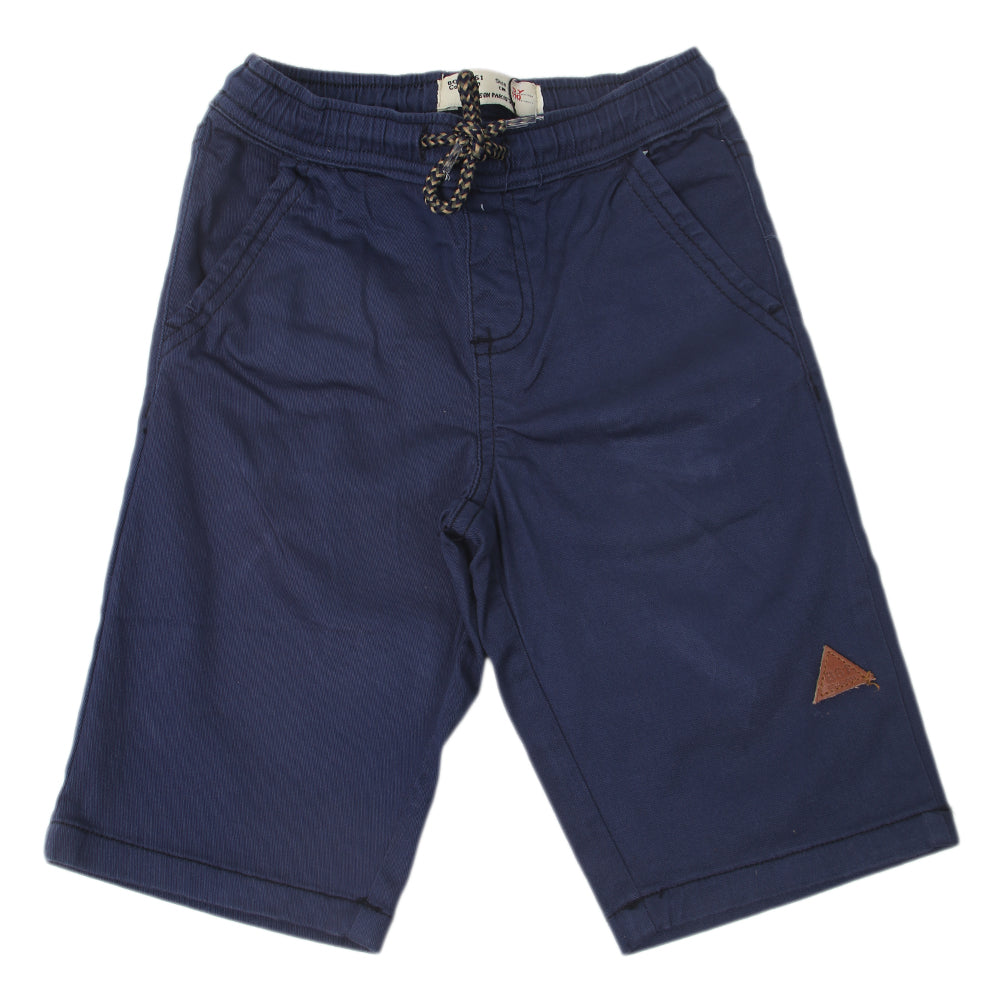 Boys Cotton Bermuda Short - Navy Blue, Kids, Boys Shorts, Chase Value, Chase Value