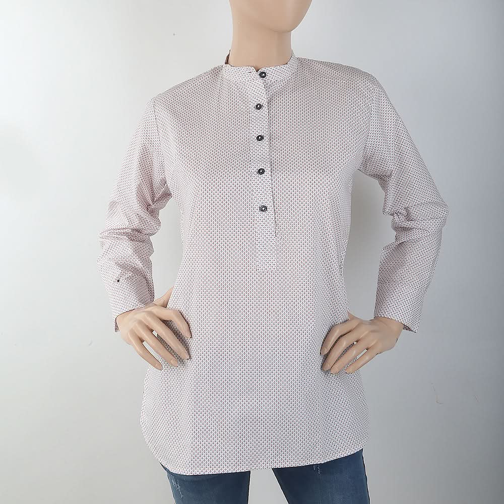Women's Plain Kurti - White, Women, Ready Kurtis, Chase Value, Chase Value