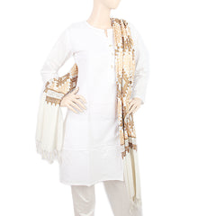 Women's Shawl - White, Women, Shawls And Scarves, Chase Value, Chase Value