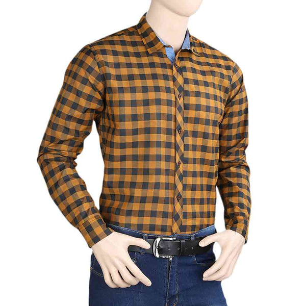 Men's Casual Shirt - Mustard, Men, Shirts, Chase Value, Chase Value
