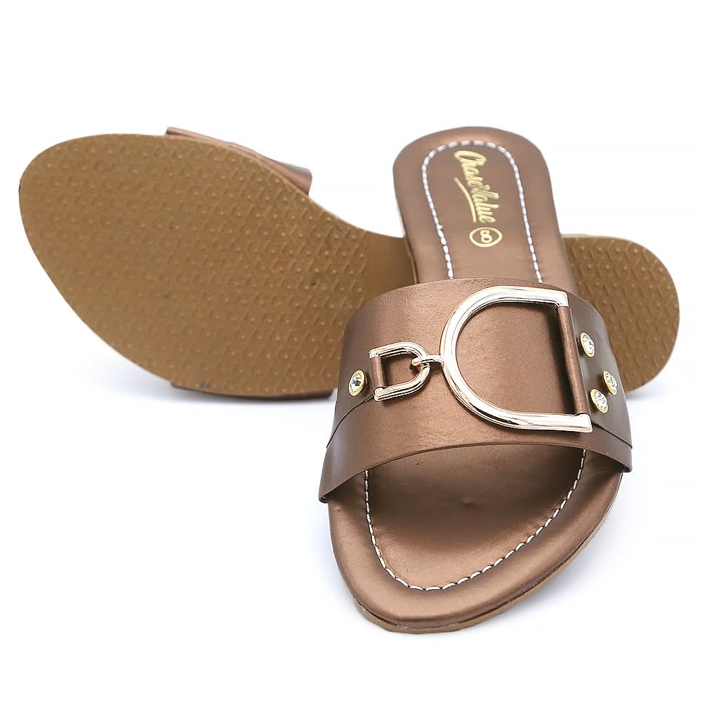 Women's Slippers - Brown, Women, Slippers, Chase Value, Chase Value