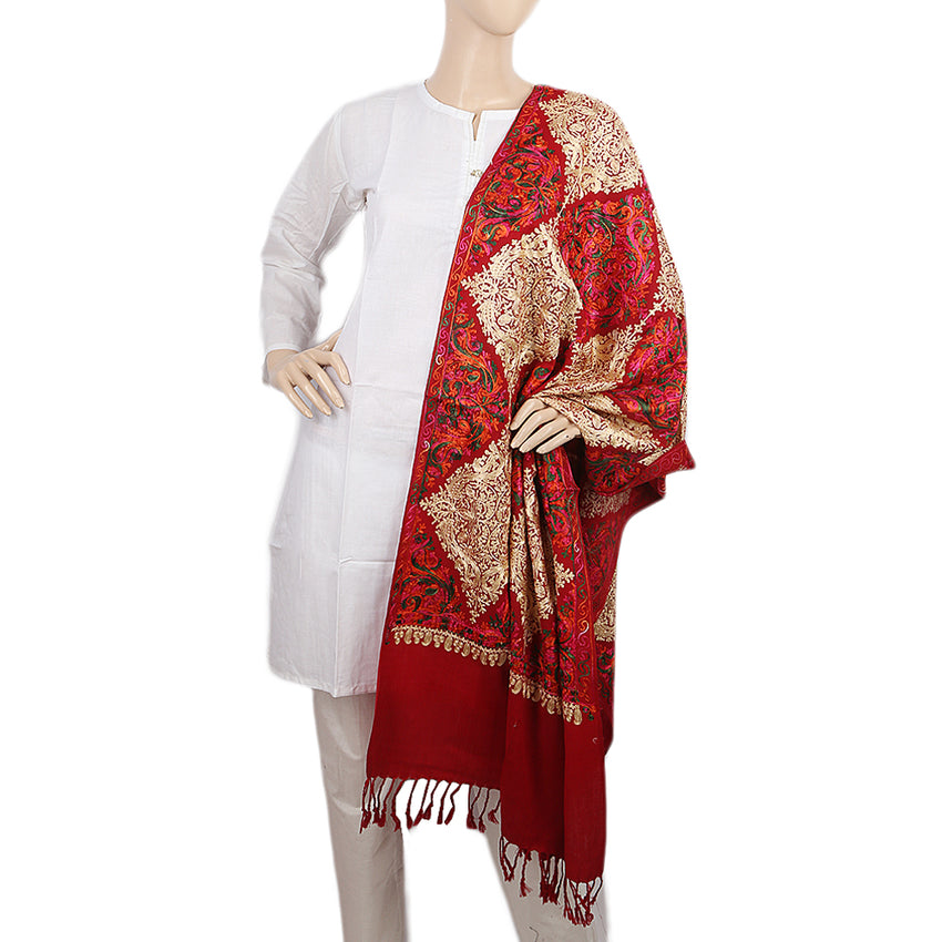 Women's Shawl - Maroon, Women, Shawls And Scarves, Chase Value, Chase Value
