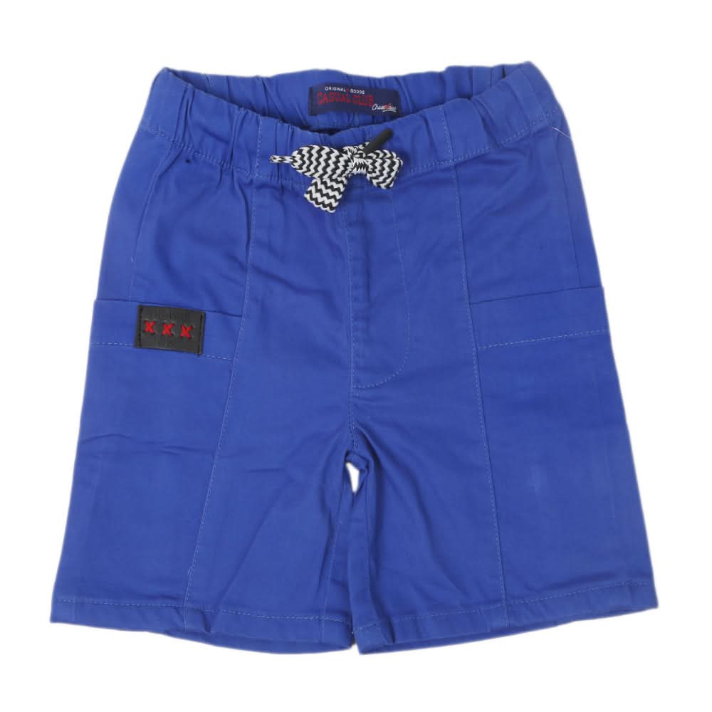 Boys Cotton Short 2-14  - Blue, Kids, Boys Shorts, Chase Value, Chase Value