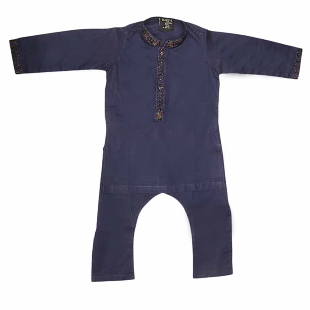Boys Embroidered Shalwar Suit - Purple, Kids, Boys Shalwar Kameez, Chase Value, Chase Value