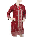 Women's Doriya Printed Kurti - Maroon, Women, Ready Kurtis, Chase Value, Chase Value