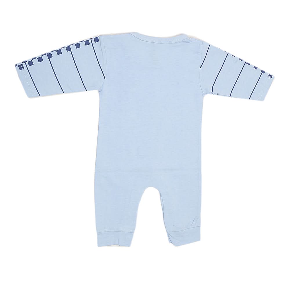 Newborn Boys Full Sleeves Romper - Blue, Kids, New Born Boys Rompers, Chase Value, Chase Value