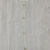 Girls Embroidered 3Pcs Shalwar Suit - Grey, Girls Shalwar Kameez, Chase Value, Chase Value