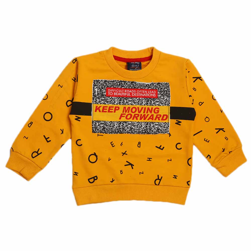 Boys Sweat Shirt - Mustard, Boys Hoodies & Sweat Shirts, Chase Value, Chase Value