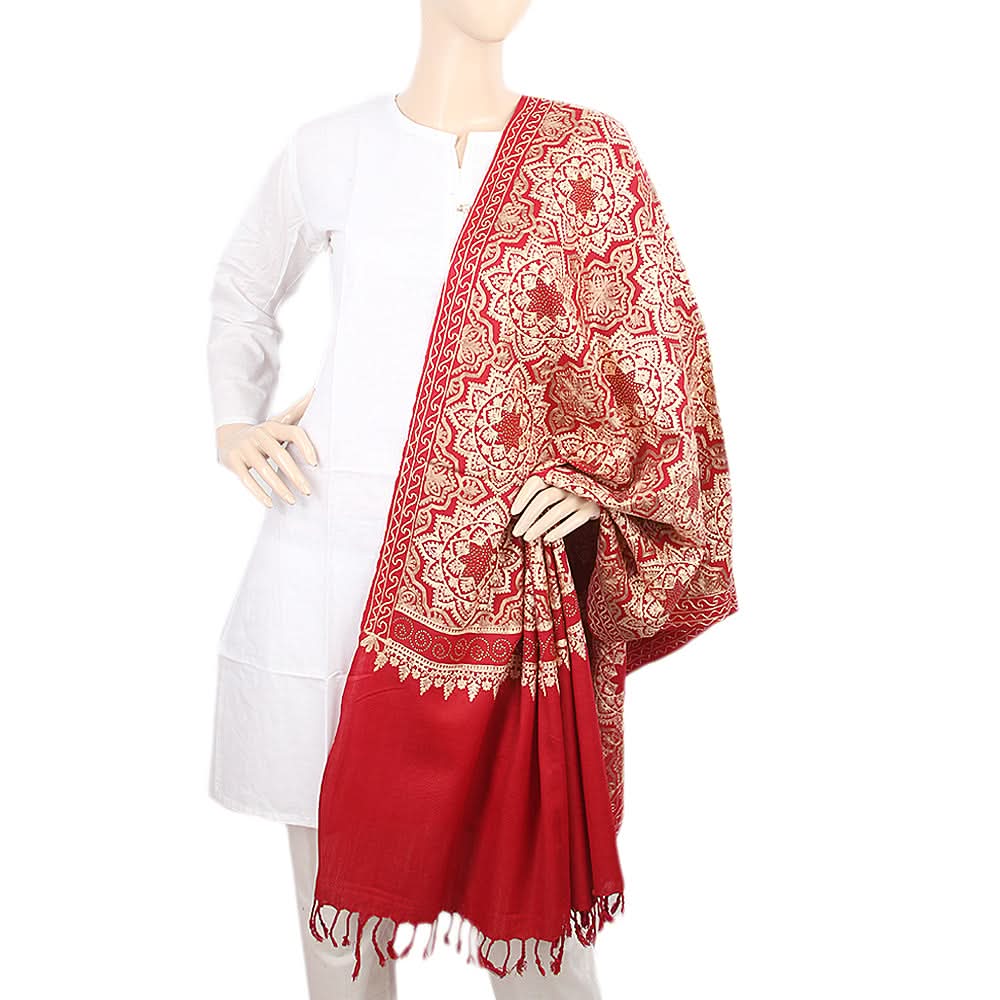 Women's Shawl - Red, Women, Shawls And Scarves, Chase Value, Chase Value