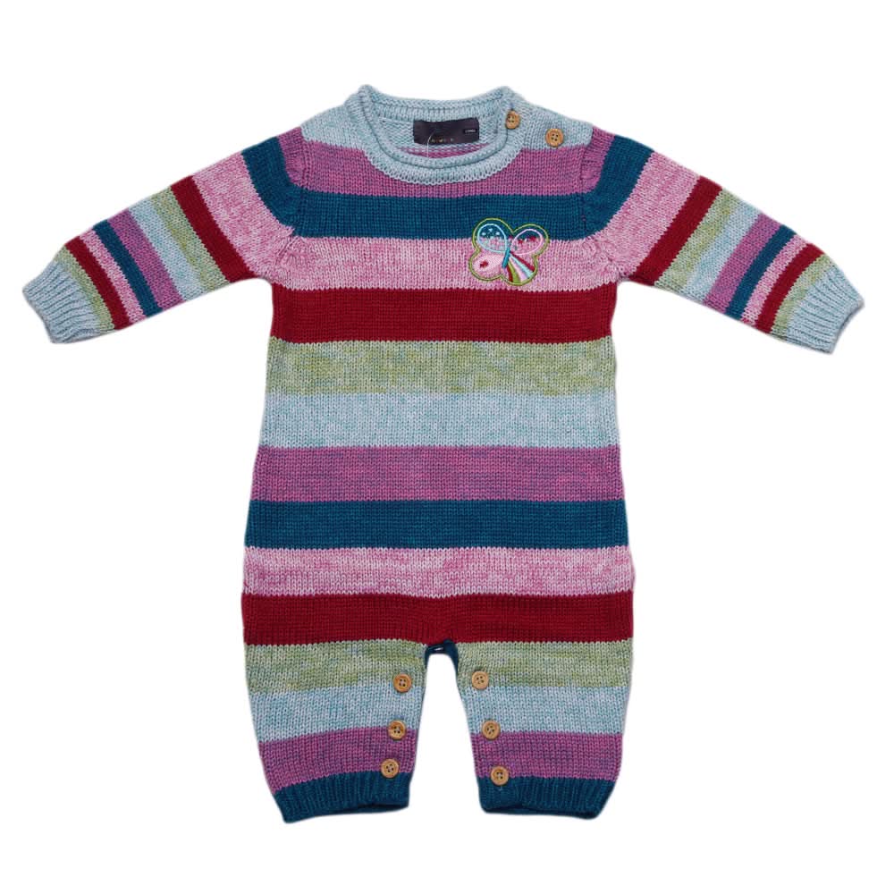Newborn Girls Full Sleeves Romper - Multi, Kids, New Born Girls Rompers, Chase Value, Chase Value