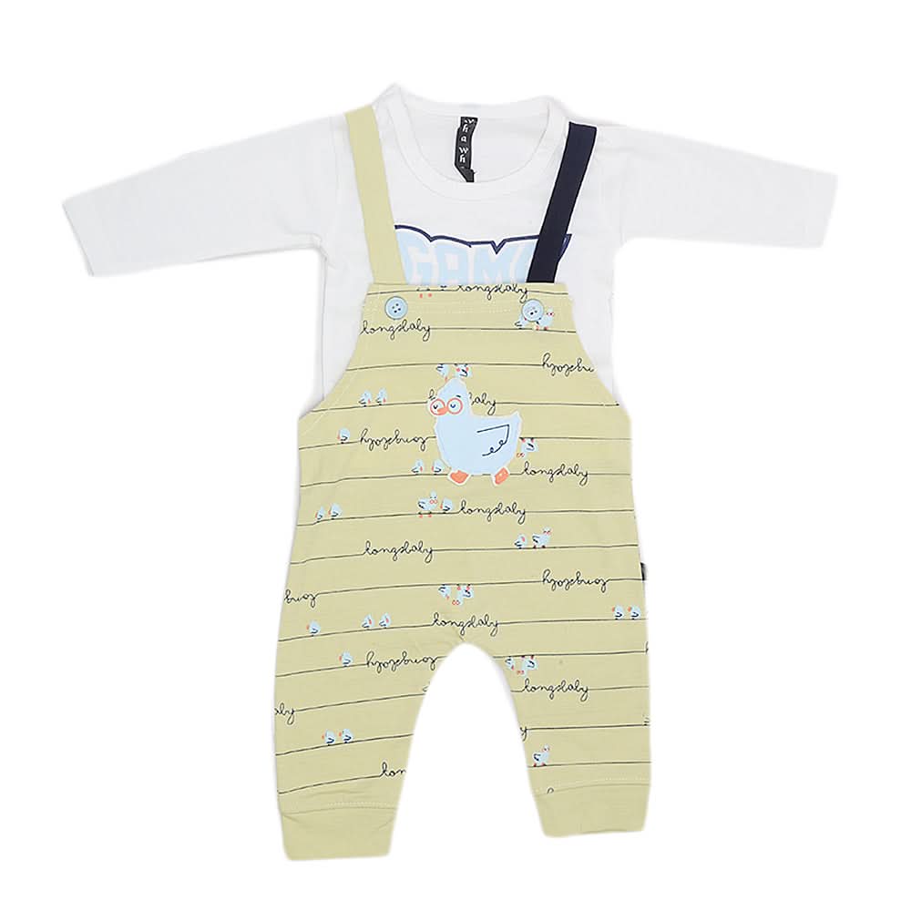 Newborn Boys Full Sleeves Romper 44004 - Light Green, Kids, New Born Boys Rompers, Chase Value, Chase Value