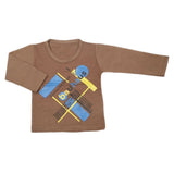 Boy's Full Sleeves T-Shirt - Olive Green, Kids, Boys T-Shirts, Chase Value, Chase Value