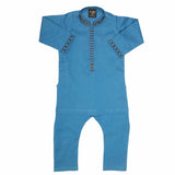 Boys Embroidered Shalwar Suit - Blue, Kids, Boys Shalwar Kameez, Chase Value, Chase Value