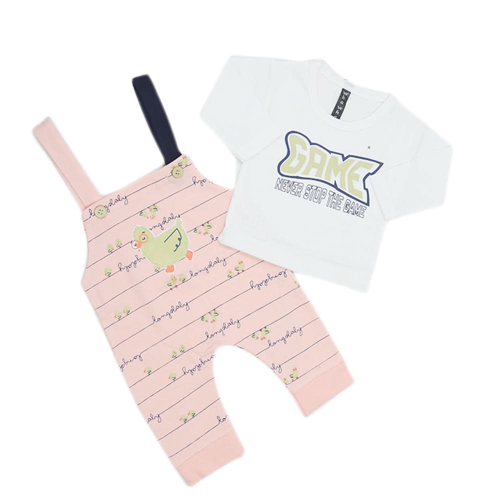 Newborn Boys Full Sleeves Romper 44004 - Pink, Kids, New Born Boys Rompers, Chase Value, Chase Value