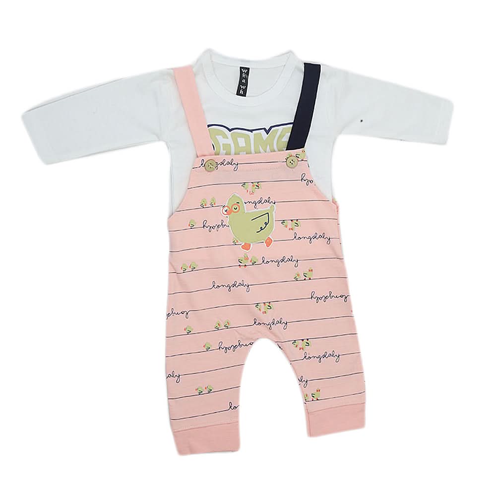 Newborn Boys Full Sleeves Romper 44004 - Pink, Kids, New Born Boys Rompers, Chase Value, Chase Value