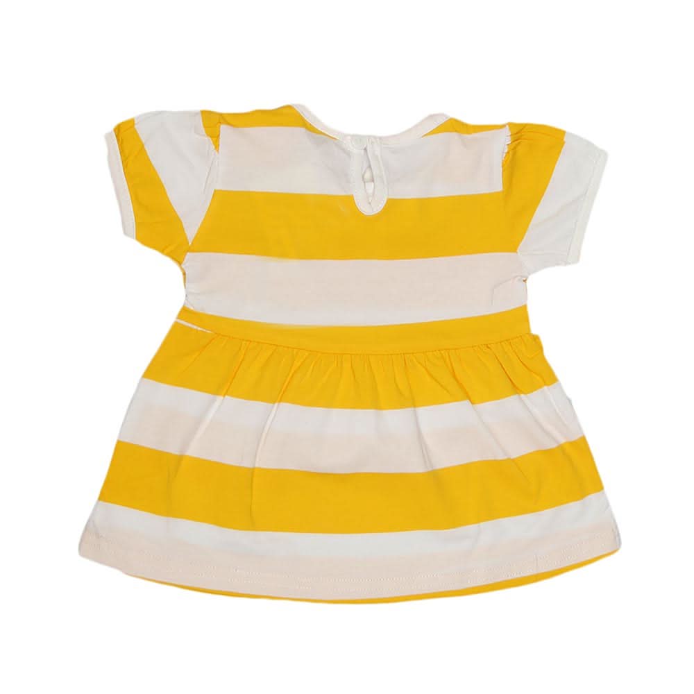 Newborn Baby Frock - Yellow, Kids, NB Girls Frocks, Chase Value, Chase Value