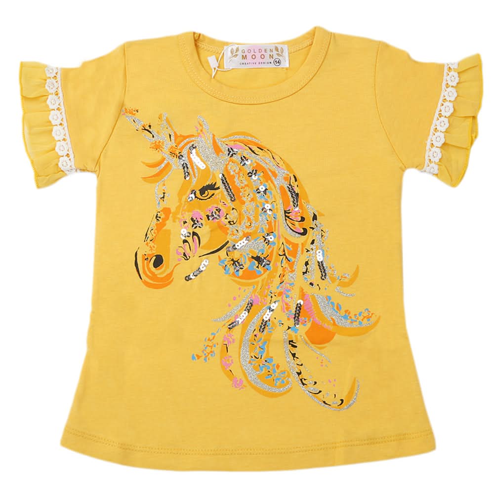 Girls T-Shirts - Yellow, Girls T-Shirts, Chase Value, Chase Value