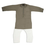 Boys Embroidered Shalwar Suit - Green, Kids, Boys Shalwar Kameez, Chase Value, Chase Value
