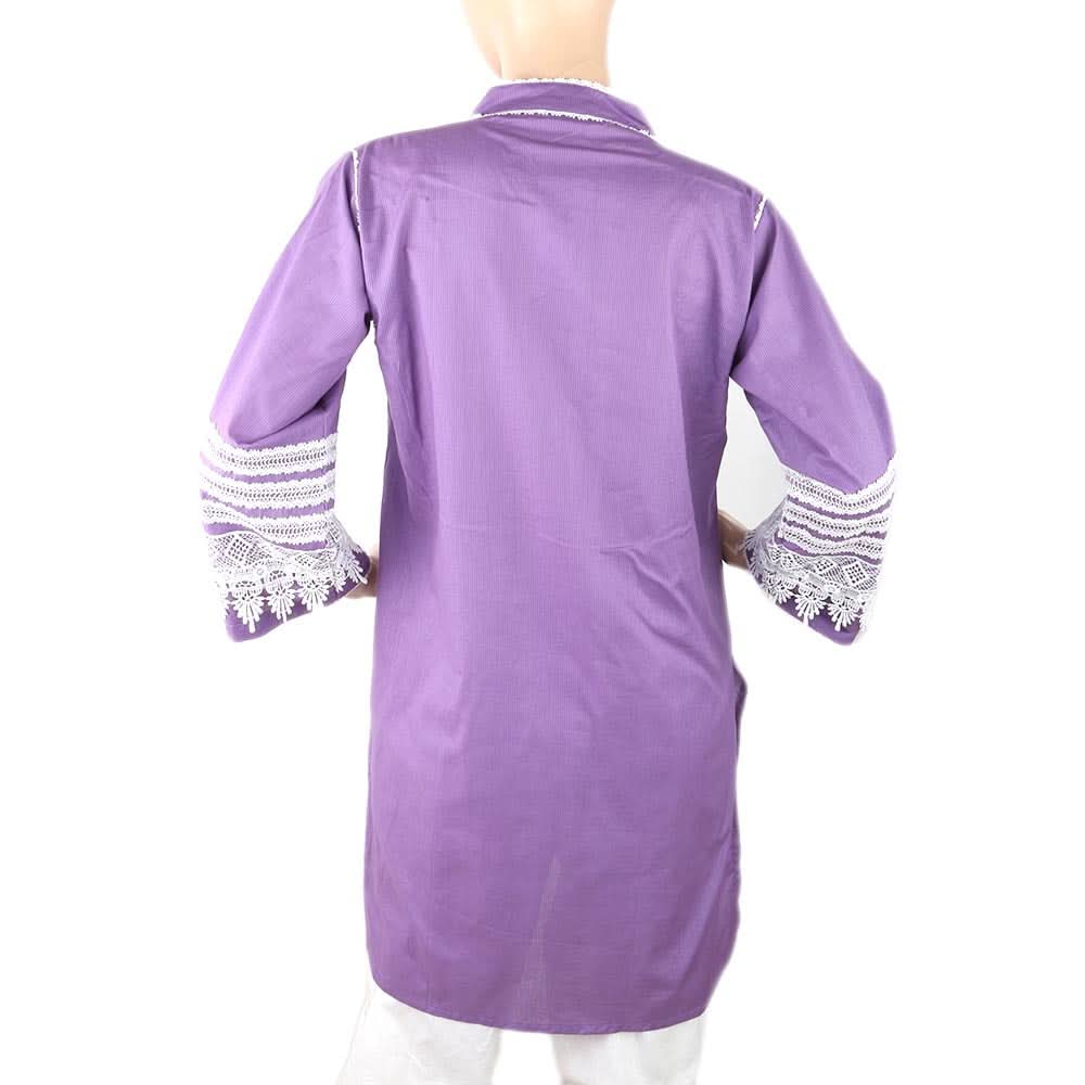 Women's Fancy Kurti - Purple, Women, Ready Kurtis, Chase Value, Chase Value