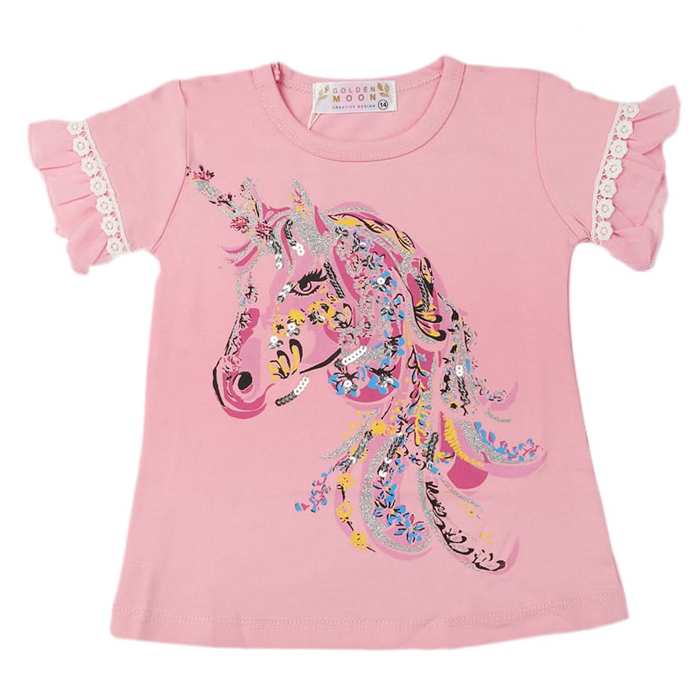 Girls T-Shirts - Light Pink, Girls T-Shirts, Chase Value, Chase Value
