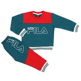 Boys 2Pcs Full Sleeves Suit - Steel Green, Boys Sets & Suits, Chase Value, Chase Value