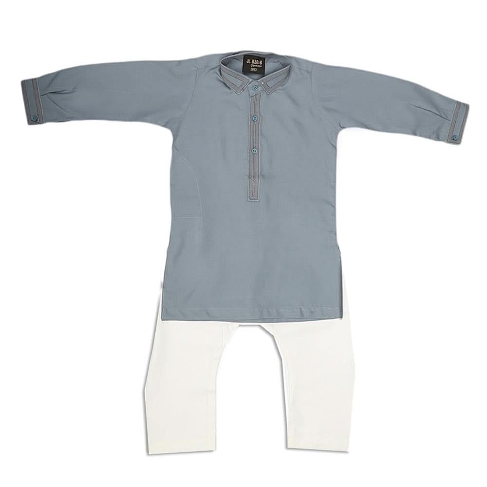Boys Embroidered Shalwar Suit - Blue, Kids, Boys Shalwar Kameez, Chase Value, Chase Value