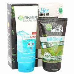 Garnier Pure Active Face Wash With Free Oil & Clear Matcha, Beauty & Personal Care, Face Washes, Garnier, Chase Value