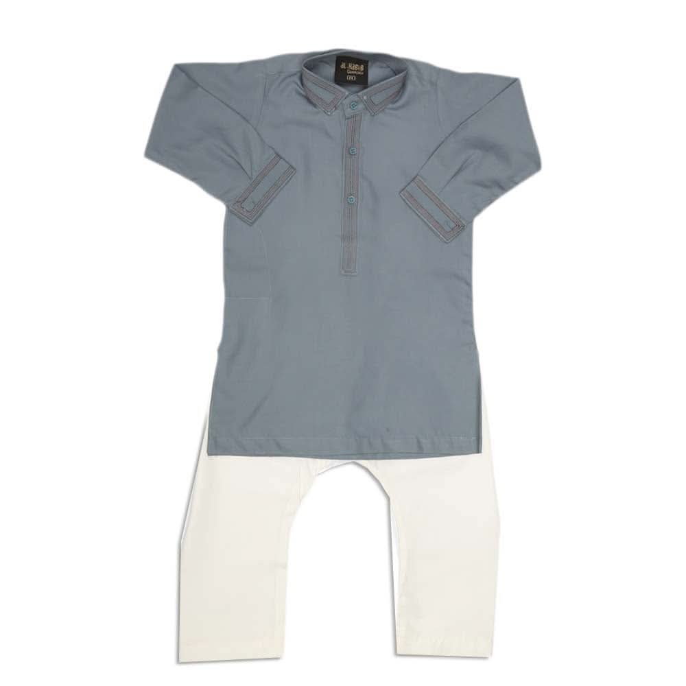 Boys Embroidered Shalwar Suit - Blue, Kids, Boys Shalwar Kameez, Chase Value, Chase Value