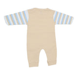 Newborn Boys Full Sleeves Romper - Fawn, Kids, New Born Boys Rompers, Chase Value, Chase Value