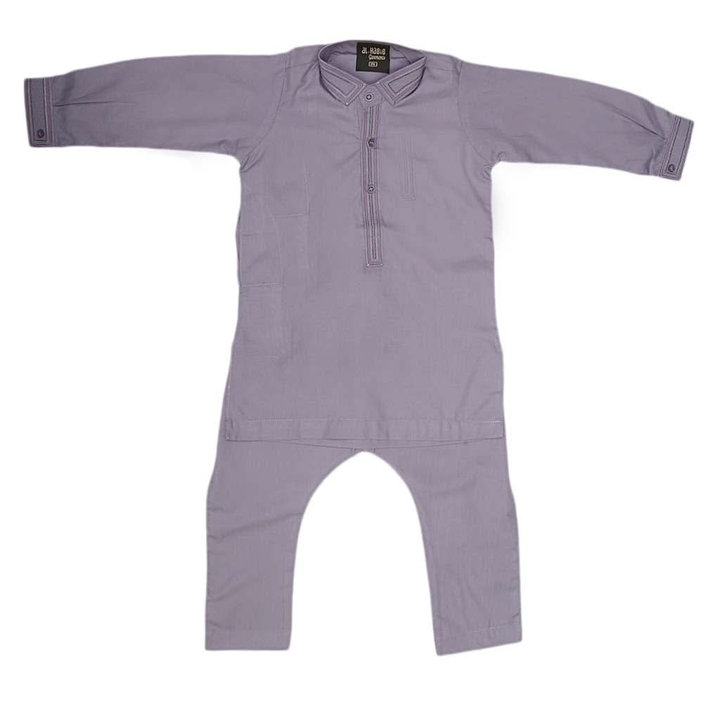 Boys Embroidered Shalwar Suit - Purple, Kids, Boys Shalwar Kameez, Chase Value, Chase Value