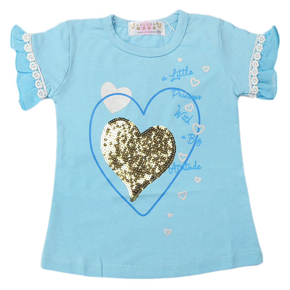 Girls T-Shirts - Blue, Girls T-Shirts, Chase Value, Chase Value