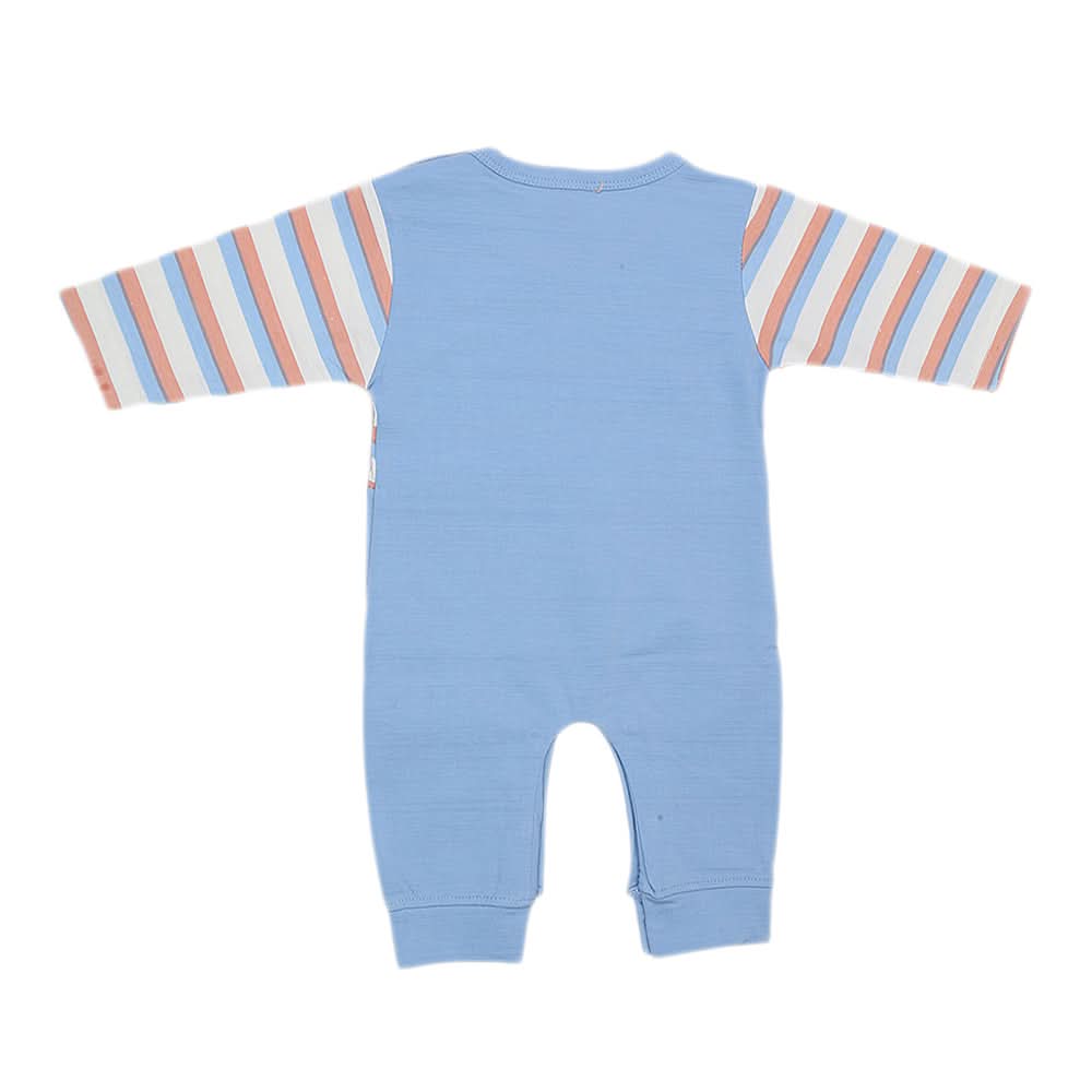 Newborn Boys Full Sleeves Romper - Blue, Kids, New Born Boys Rompers, Chase Value, Chase Value