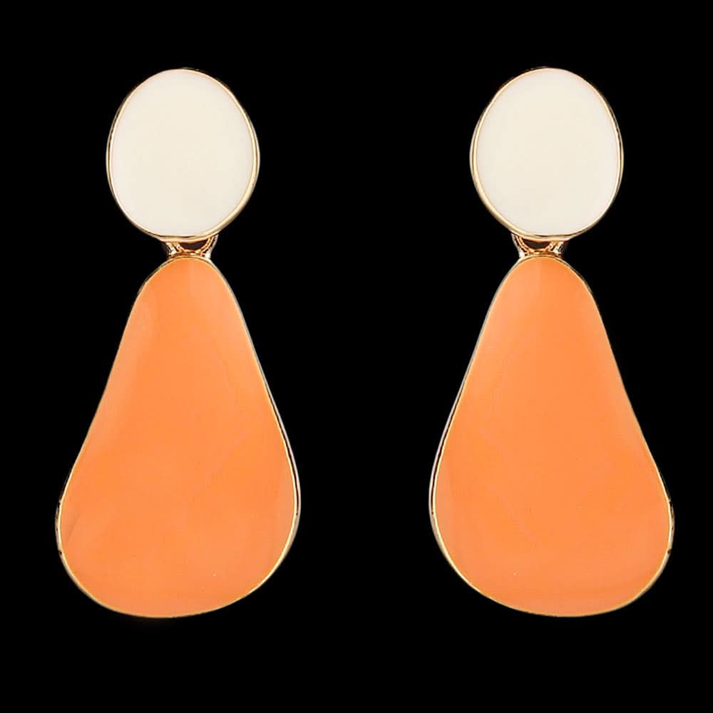 Women's Ear Tops - Orange, Women, Earrings & Tops, Chase Value, Chase Value