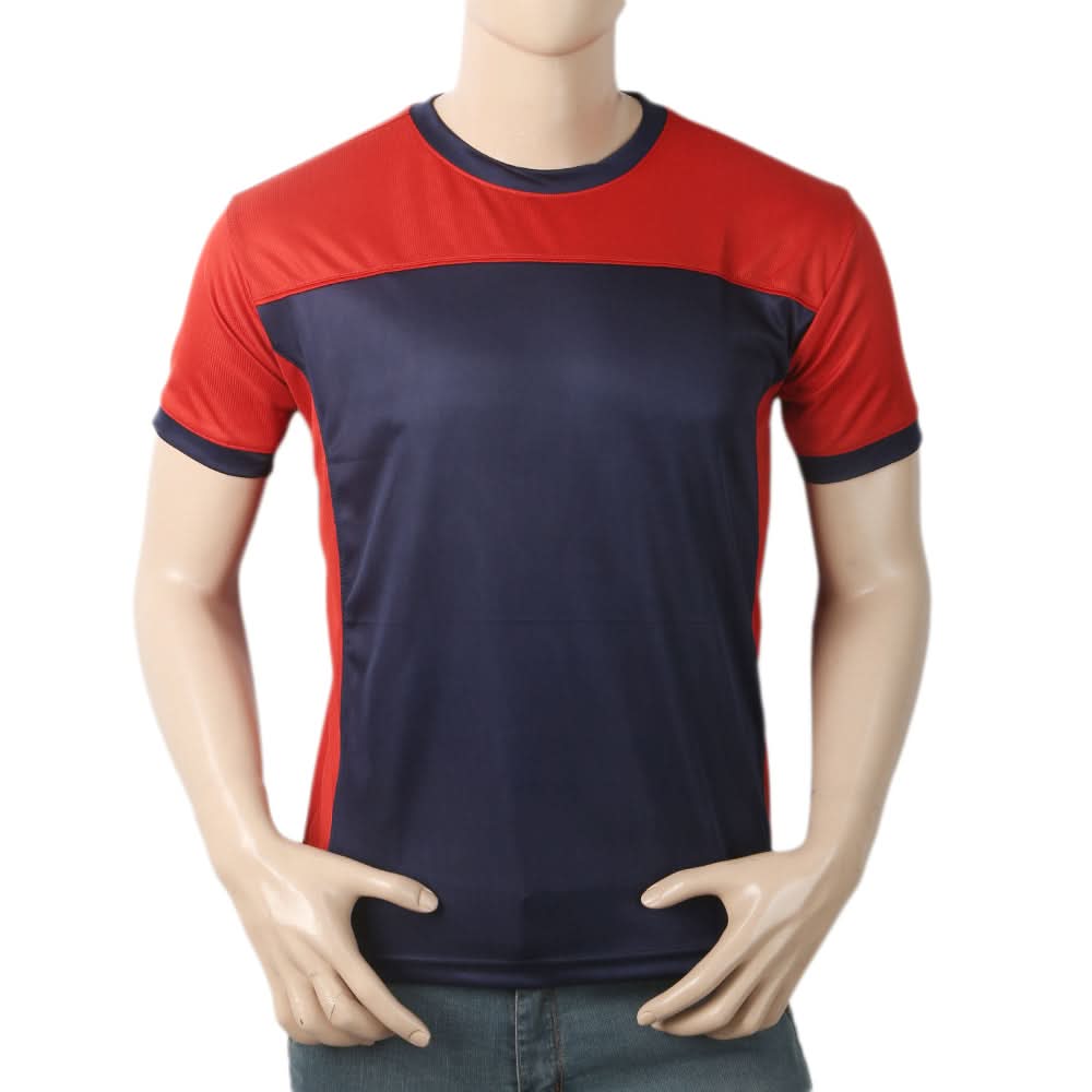 Men's Half Sleeves T-Shirt - Red, Men, T-Shirts And Polos, Chase Value, Chase Value