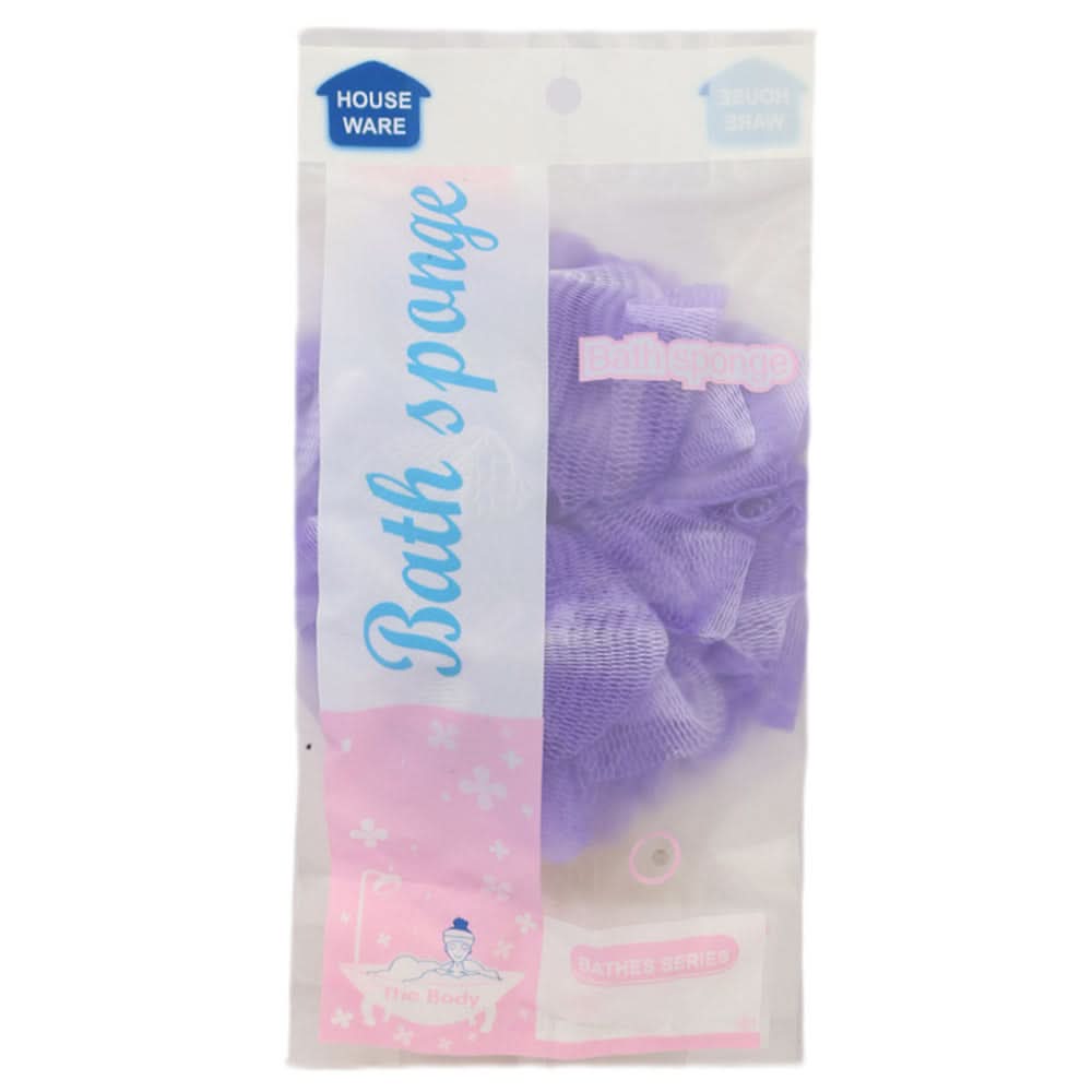 Loofah Bath Sponge (YT-065) - Purple, Beauty & Personal Care, Shower Gel, Chase Value, Chase Value