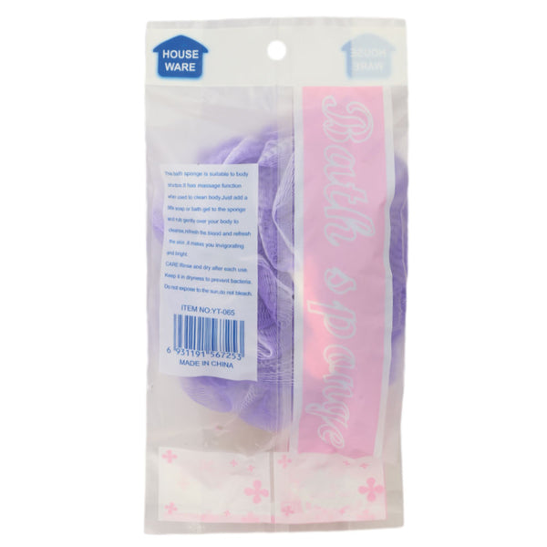 Loofah Bath Sponge (YT-065) - Purple, Beauty & Personal Care, Shower Gel, Chase Value, Chase Value