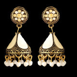 Women's Fancy Ear Jhumki - Off White, Women, Earrings & Tops, Chase Value, Chase Value