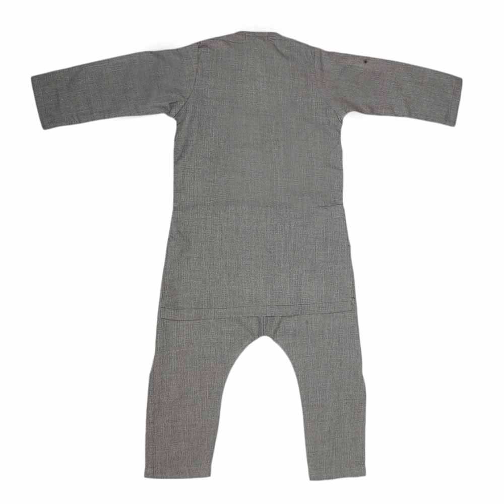 Boys Embroidered Shalwar Suit - Grey, Kids, Boys Shalwar Kameez, Chase Value, Chase Value