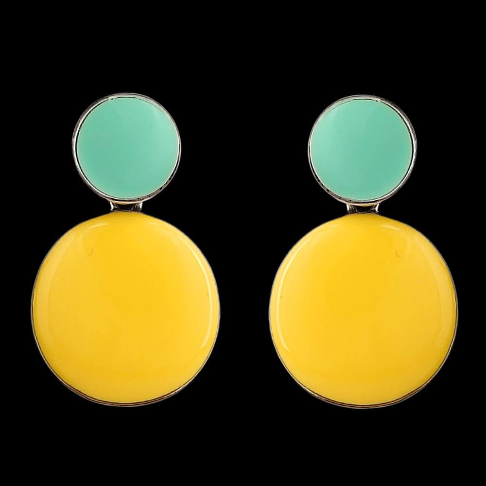 Women's Ear Tops - Yellow, Women, Earrings & Tops, Chase Value, Chase Value