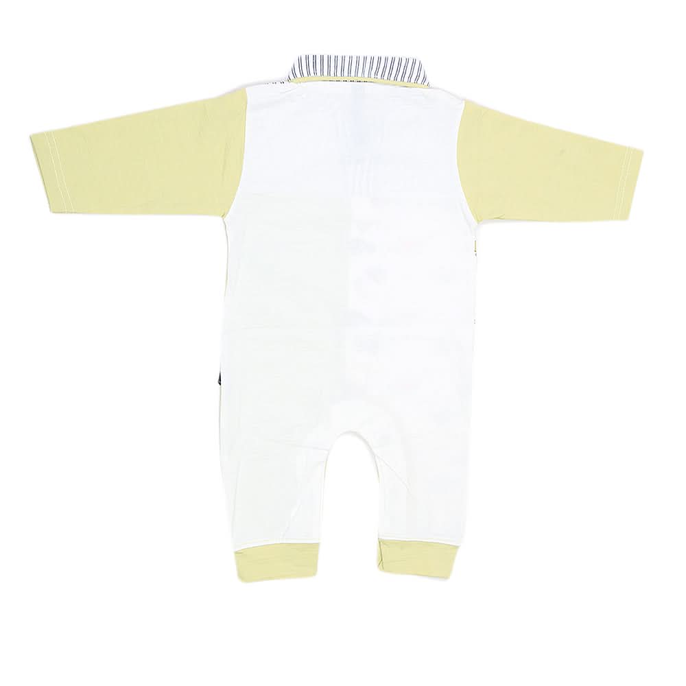 Newborn Boys Full Sleeves Romper 44006 - Light Green, Kids, New Born Boys Rompers, Chase Value, Chase Value